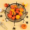 1/3pcs Halloween Spider Web Candy Baskets Plastic Cobweb Fruit Holder Bowl Biscuit Basket Trick Or Treat Decor Halloween Party