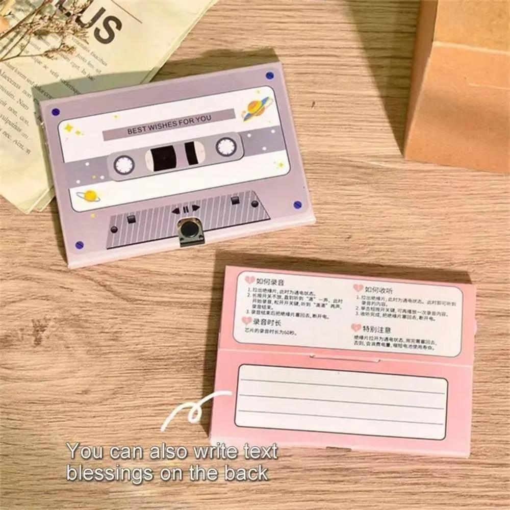 Stylish Voice Message Recorder Tape Unique Recording Voice Tape Card  Anniversary Gift