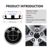 4pcs 56mm Car Wheel Stickers Center Hub Cap Emblem Badge Decal For BMW X1 X3 E39 E46 E30 E36 E87 E60 E90 F26 G02 E70 F15 E53 G05