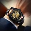 New TOP Brand Luxury Men's Watch With Box Hollow Fashion Sports Waterproof Fully Automatic Men's Mechanical Watches