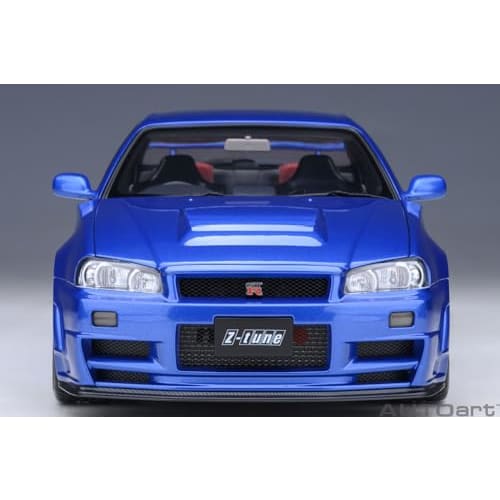 AUTOart 1/18 Scale Nismo R34 GT-R Z-tune Bayside Blue Finished Product