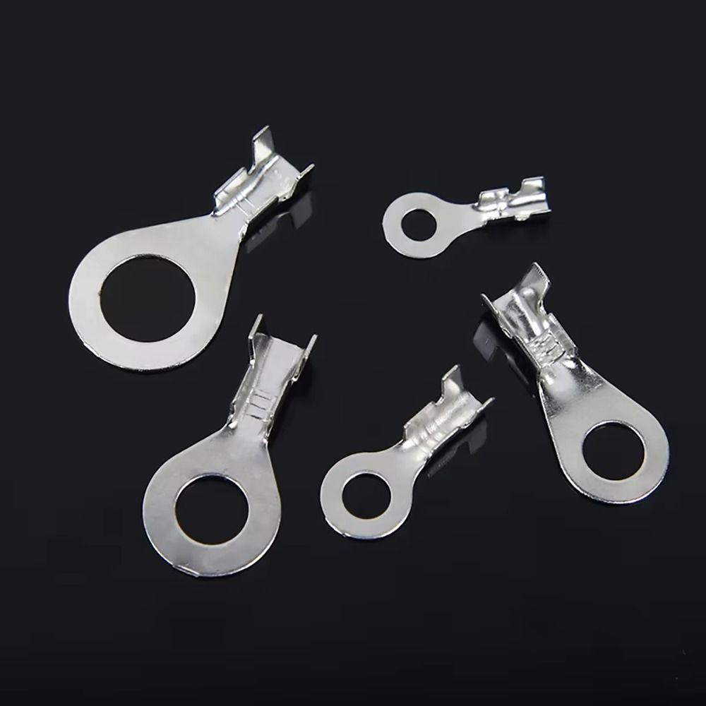 100Pcs Tinning Ring Lugs M3/M4/M5/M6/M8 Wire Connector New DJ431 Terminal Block