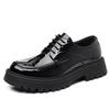 Neue Herrenschuhe Freizeit Dicke Sohle Erhöhend Arbeitsschuhe Niedrig geschnitten Herren Herbst Mode Trendig Britischer Stil Runde Zehenpartie Schuhe 38-44