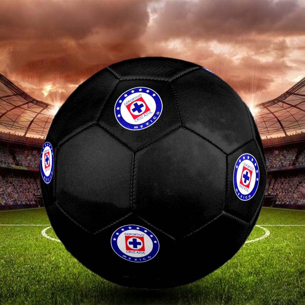 Cruz Azul Size 5 Soccer Ball, Machine-Stitched PVC, Durable & High Bounce, All Ages Fit, Fan Merchandise, Matches & Outdoor Use.