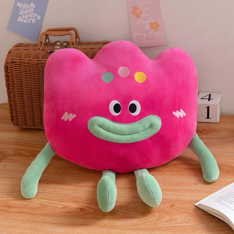 

Funny Sausage Lips Flower Plush Pillow With Pp Cotton Filling For Room Living