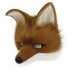 Maschera Canina Peluche Finitura Testa di Lupo Mezza Maschera Singola Testa Abbigliamento Cosplay Fury Indossabile