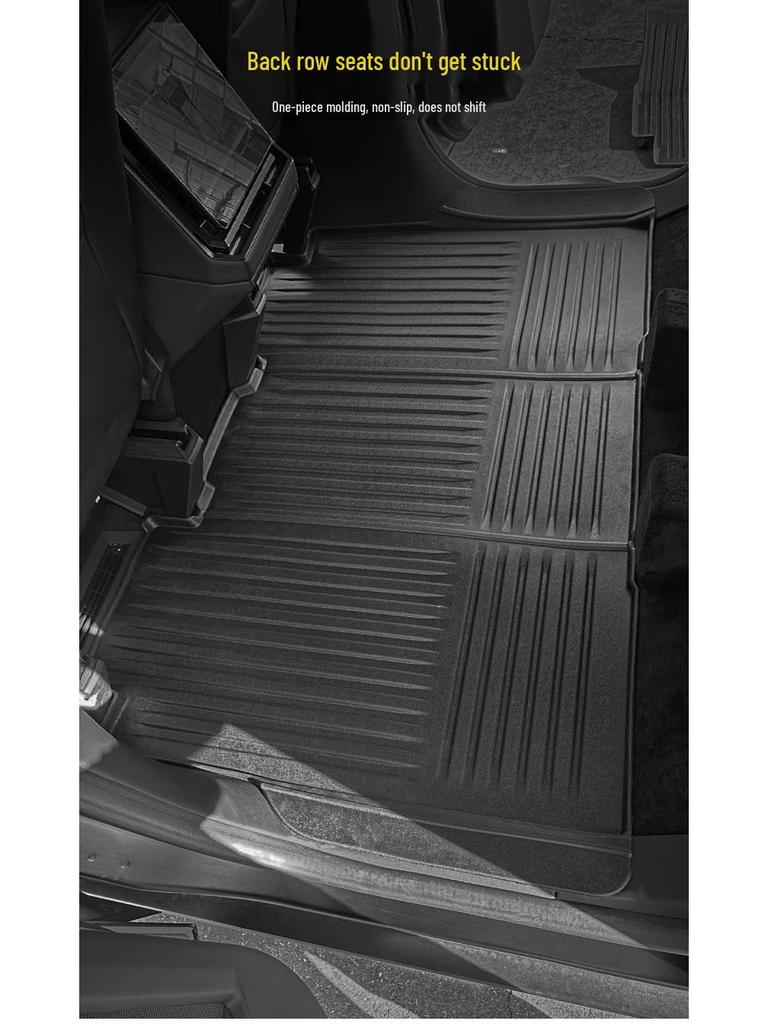 Tesla Cybertruck All-Weather TPE Floor & Trunk Mats: Eco-Friendly, Full Coverage