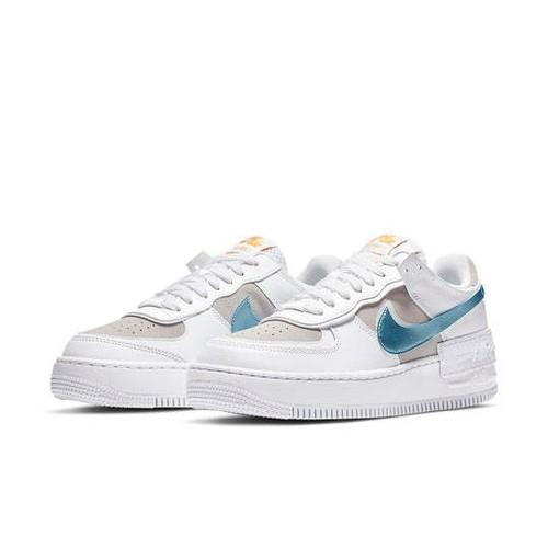 

Nike Женские Air Force 1 Shadow Белый Ледниковый лед DA4286-100 EU 36.5 белый/серый