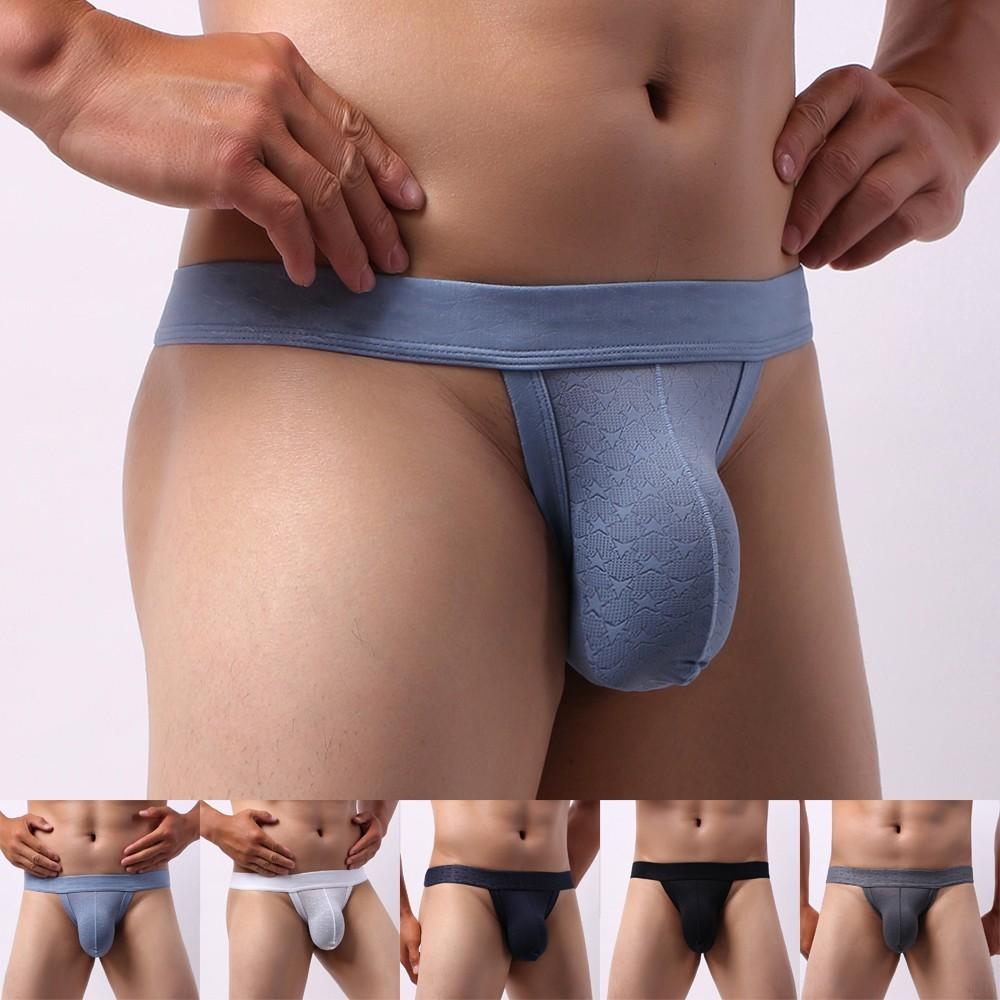 See Through Briefs T-Back Knickers Low Rise Men Panties