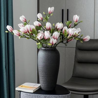 High-End Magnolia Artificial Floral Art Display for Living/Dining Room Decor