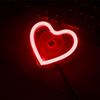 Car LED window lights interior decoration lights glowing heart atmosphere lights USB wiring car modification neon Car Decoration