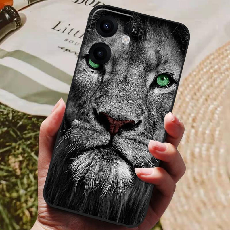 For OPPO Reno13 F 5G Case Reno13F 4G Luxury Painted Phone Silicon Back Cover For OPPO Reno 13F CPH2699 Cases Protective Shell