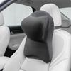 High Density Leather Headrest Cushion with Adjustable Strap Slow Rebound Car
