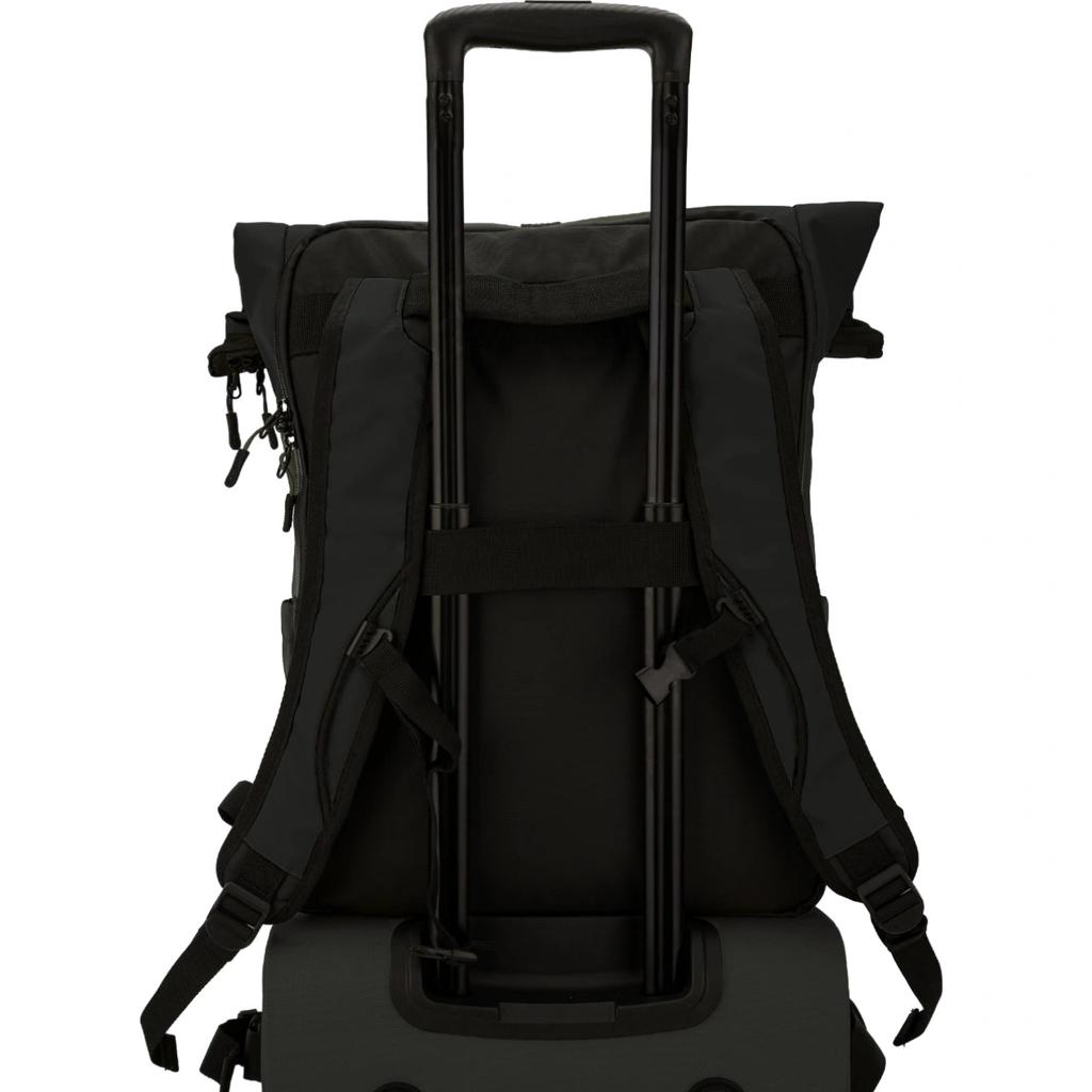 Wings Roll-Up Travel Backpack 29L Rook Black