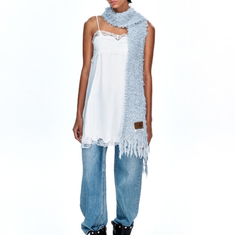 MARGESHERWOOD PUPPY TOUCH FRANSEN SCHAL_graublau