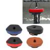 Noseless Bike Seat Wide Bike Saddle Replacement Thickened Hollow Breathable Shock Absorbing City Mou