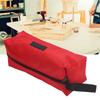 Tool Bag MultiPurpose Thick Electrician Portable Waterproof 1680D Oxford Cloth L(Red )