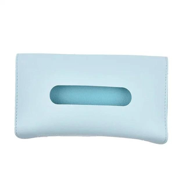Car Visor Tissue Holders PU Leather Universal Car Sun Visor Hanging Tissue Boxs Auto Interior Storage Decoration Accessories