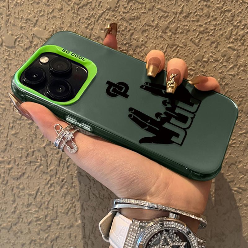 

Чохол Rapper JuL C est Pas Des Lol для iPhone 16 15 14 13 12 11 Pro Max XS X XR 8 7 Plus SE 2020 Протиударний Металізований Матовий Чохол iPhone 14 Pro Max світло-зелений колір
