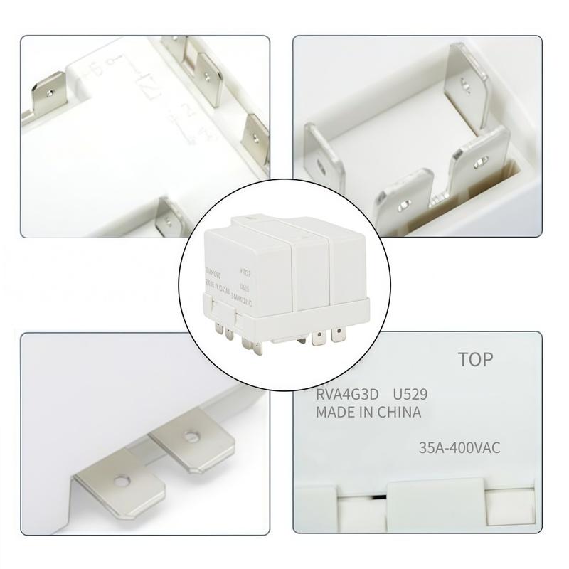 Replacement Potential Relay 1394121 35A 400V AC for LEER Refrigeration and Freezing Equipment Compatible with OEM 040 0166 37