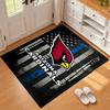 Arizona Cardinals Carpet Door Mat for Living Room or Bedroom Protective Mat Under Chair Office Decoration Christmas Gift Birthday Present