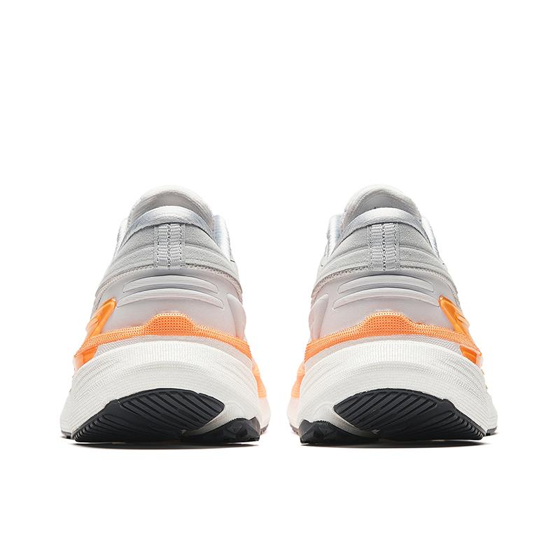 Anta CC Nitrogen Technology Professional Cushioning Durable Shock Absorption Low-Top Running Shoes Men Running Shoes Gray Orange 912415551-1