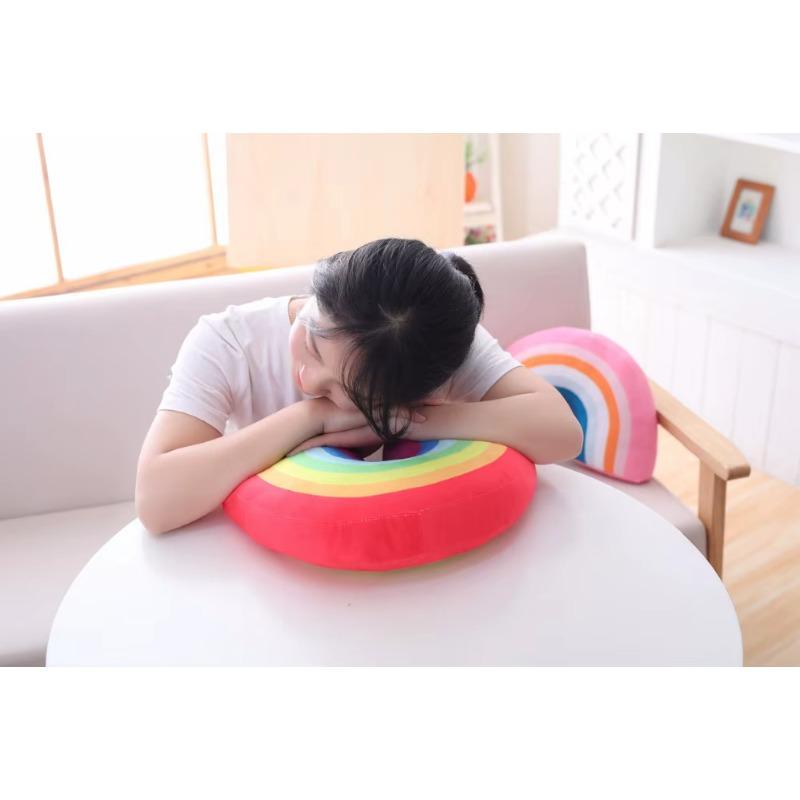 Rainbow Plush Pillow Baby Toys Super Soft Decorative Stuffed Cushion Cartoon  Decorate Room Decor Christmas Gifts Friends Gifts