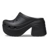 Siren Clog Black Thick-soled Hole Shoes 8.8 Cm Unisex Black