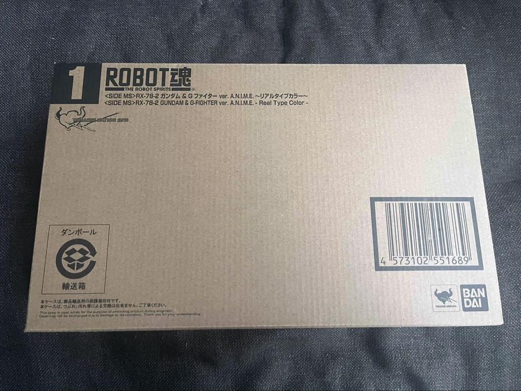 [USED] ROBOT Spirits MS-78-2 Gundam & G Fighter Real Type Color