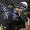 Butterfly Watercolor Plant Vintage Tulle Curtains For Living Room Sheer Curtain For Bedroom Kitchen Blinds Voile Curtains