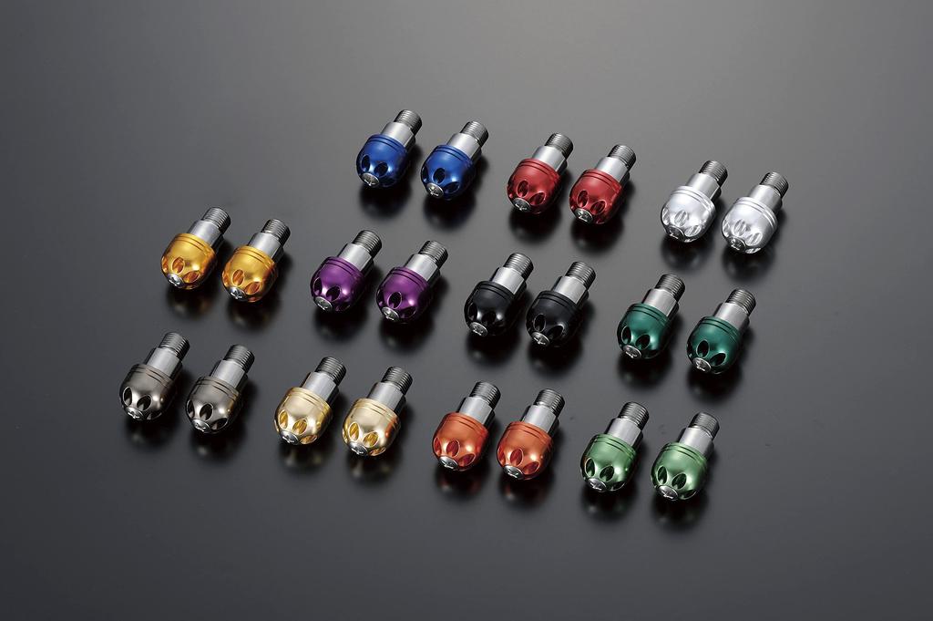 POSH FAITH Motorcycle Supplies Handle Bar End Big Bar End M16 for Yamaha Vehicles Yamaha M16 Type Gold Bar End Cap (Weight Type) MT-09 MT-07 Etc.