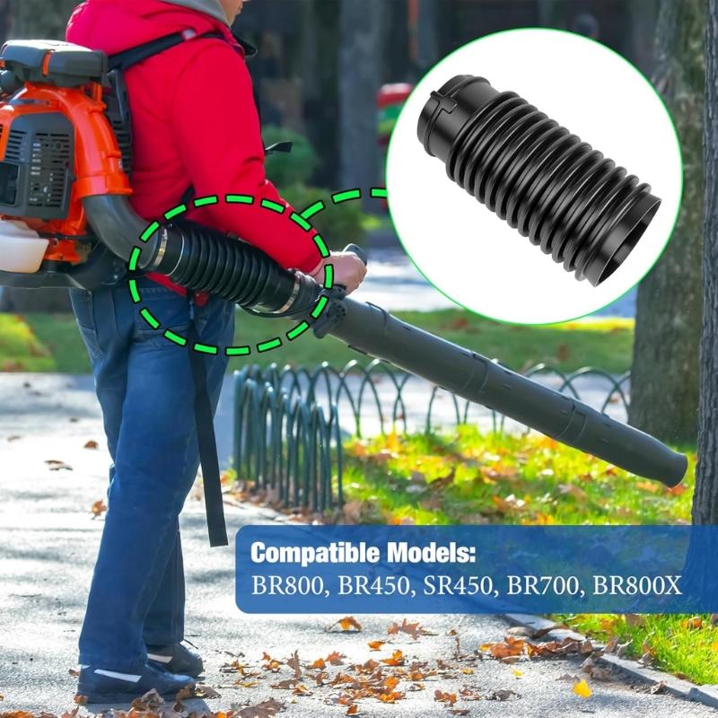 Elastic Hose For BR450 BR700 BR800 Series Blowers High Quality Plastic Materials Long Time Blower Hose Perfect Fits