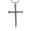 Hip-hop Mini Skull Cross Stainless Steel Necklace for Men, Personalized Dominant Long Sweater Chain Accessory