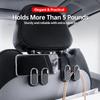 Double Hooks Car Seat Hook Leather Car Organizer Hook New Seat Back Hook  Vehicles