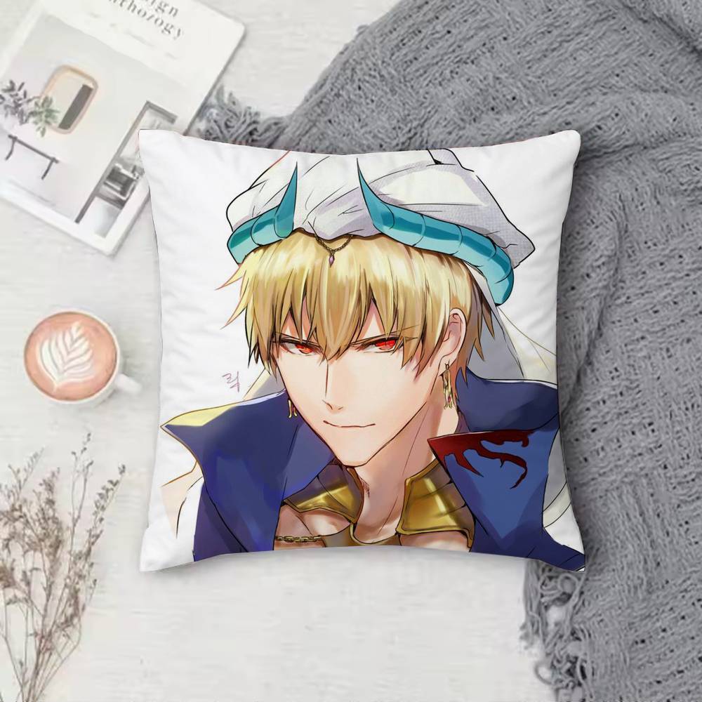 G-Gilgamesh F-Fate G-Grand O-Order Pillow Case for Sofa Living Room Home office Decor Protective Cover