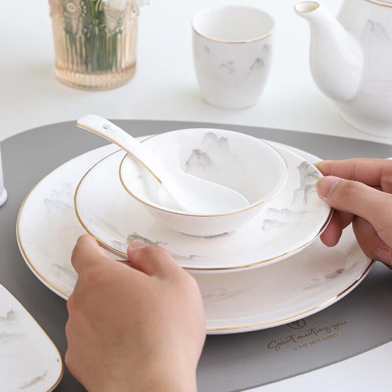 New Chinese Style Ceramic Dinnerware Set