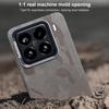 Camouflage Full Coverage Magnetic Shockproof Phone Case For Xiaomi 14 Pro, PC Metal Frame Protective Cover