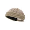 Personalized Ripped Retro Knitted Hat Neutral Autumn and Winter Warm Bag Hat Women's Versatile Hip Hop Melon Hat