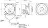 [Kita-Nihon Onkyo] Speaker (Full Range) (1 Piece) 9cm 8ohm Rated 15W F01109H1