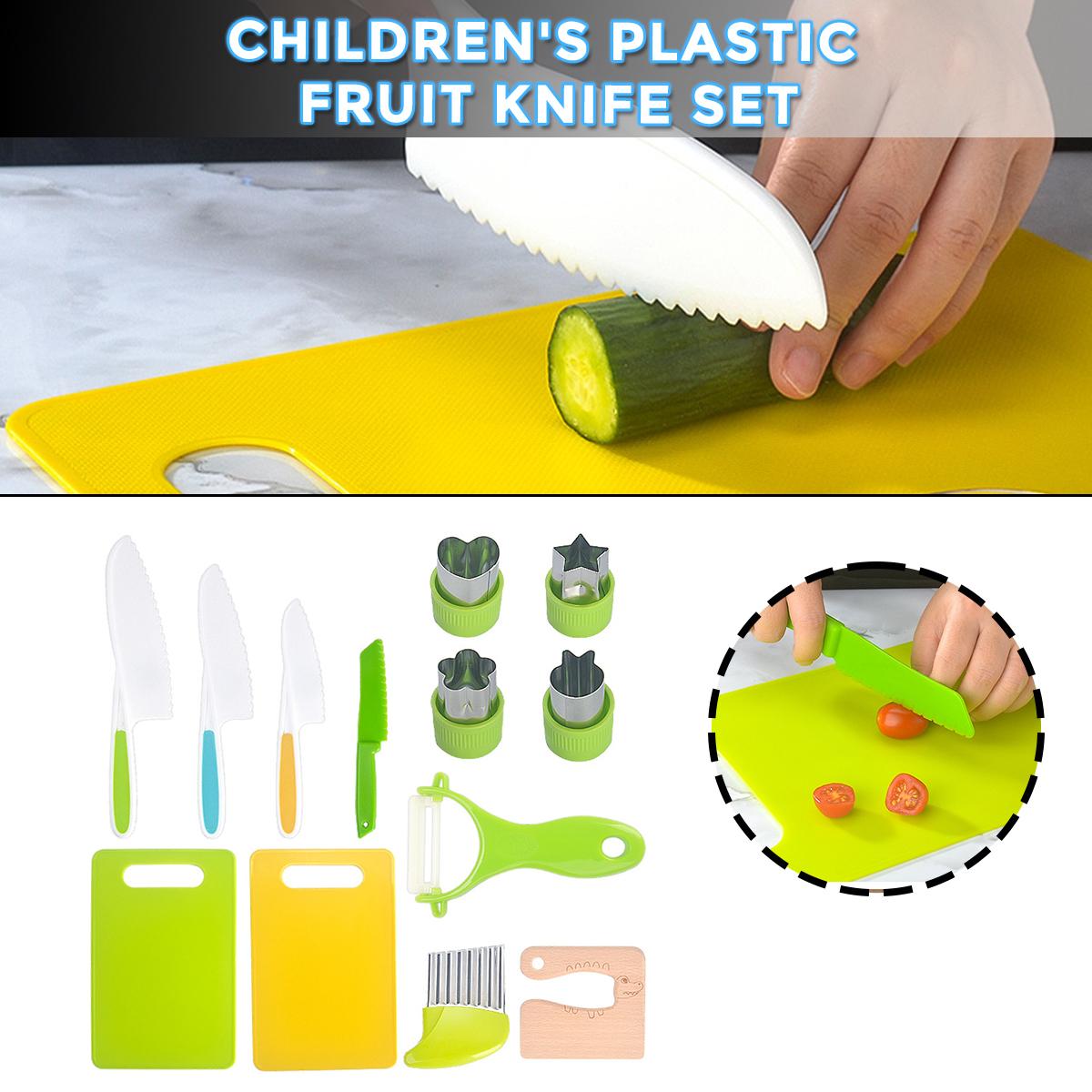 

PDTO Новый детский пластиковый набор нарезок для фруктов, зубчатый резак для резки овощей