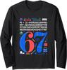 67 Days of School Teacher 67 Math PI Numbers 100 Day Long Sleeve T-Shirt