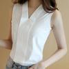 Summer Sleeveless Blouse Loose Chiffon Women's Top T-Shirts
