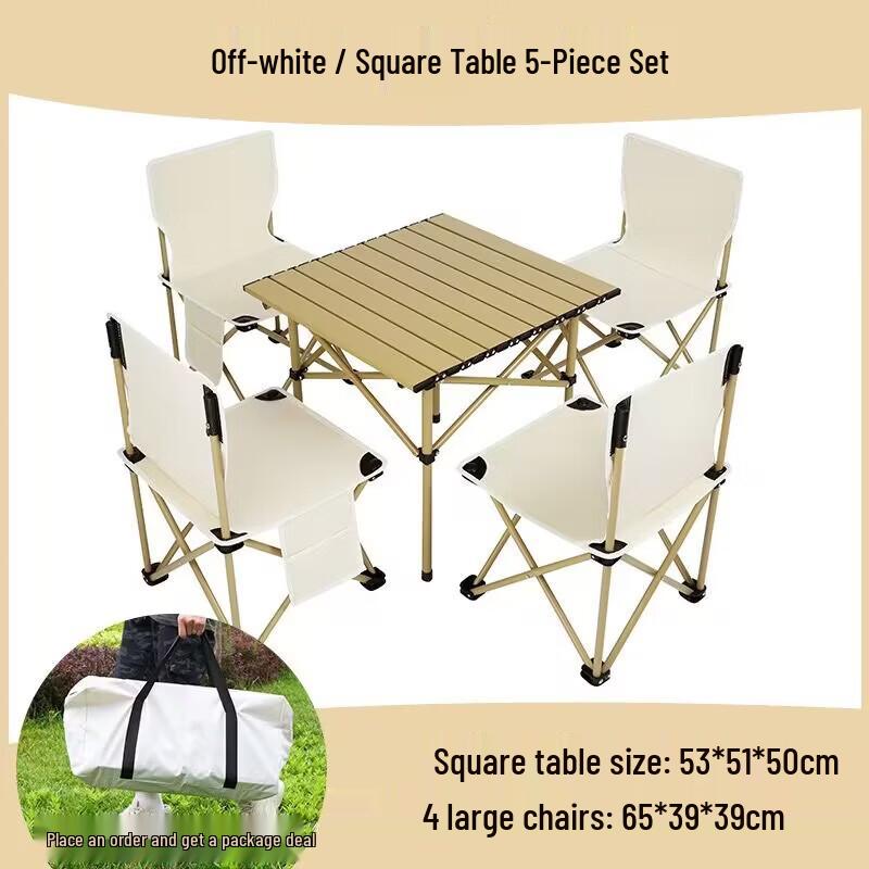Huahangzhen Portable Outdoor Folding Dining Set
