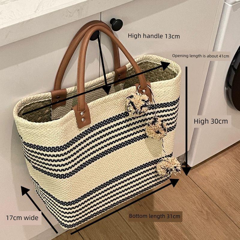 

Chawool Нишевый стиль Морской отдых Пляжная соломенная сумка Trumpet