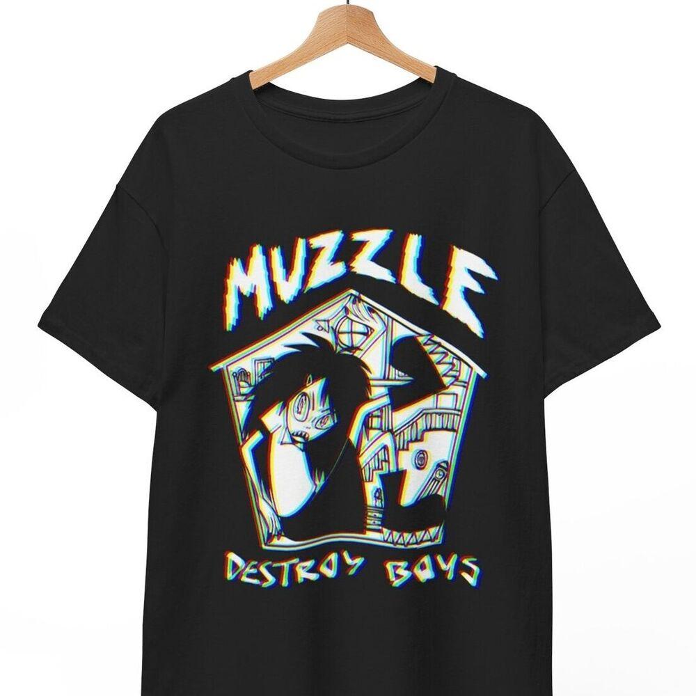 Destroy Boys T-shirt Tops Tee - Destroy Boys Muzzle Shirt - Muzzle Shirt - Unisex Shirt