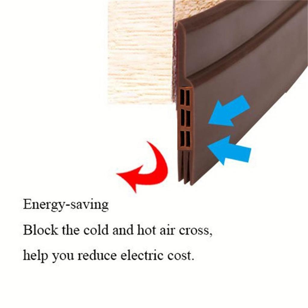 Under Door Sweep Weather Stripping Door Bottom Seal Strip Door Stopper
