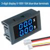 LIZAO DC 0-100V/200V Digital Voltage Current Power Meter 10A/50A/100A Dual Display Panel Meter