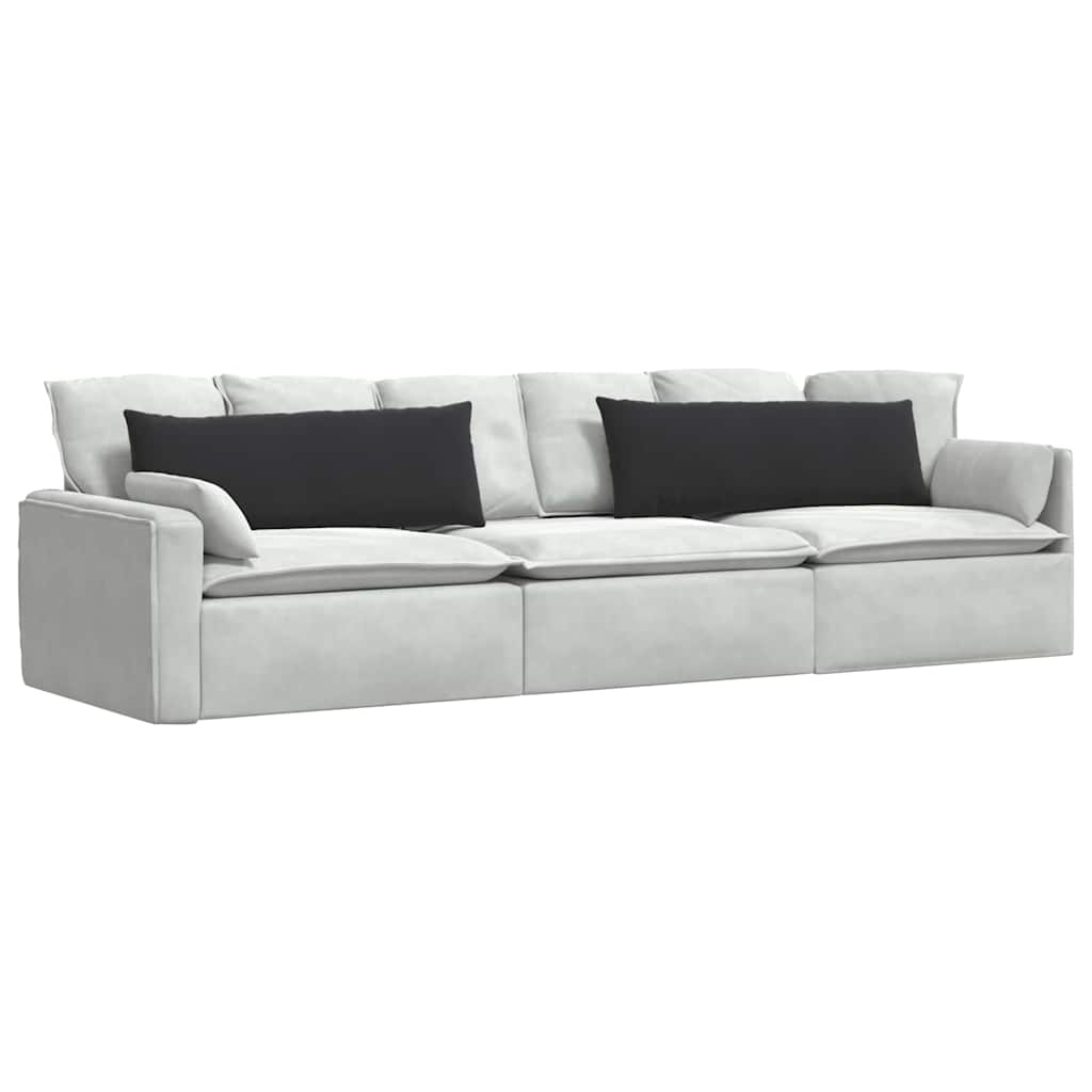 Sofa Cushions 2 Pieces Black 120 X 40 Cm Cord Fabric