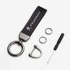 Car Tire Wheel Valve Caps Cover Suede Car Key Chain Ring Keychain For Peugeot 206 307 308 3008 207 208 407 408 508 2008 5008 301 UGE2