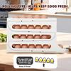 4 Layers Automatic Rolling Egg Holder Refrigerator Egg Storagebox Large Capacity Space Saving Kitchen Refrigerator Egg Dispenser